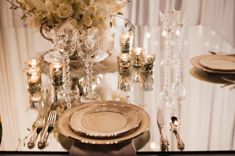 decoración de bodas vintage mesas