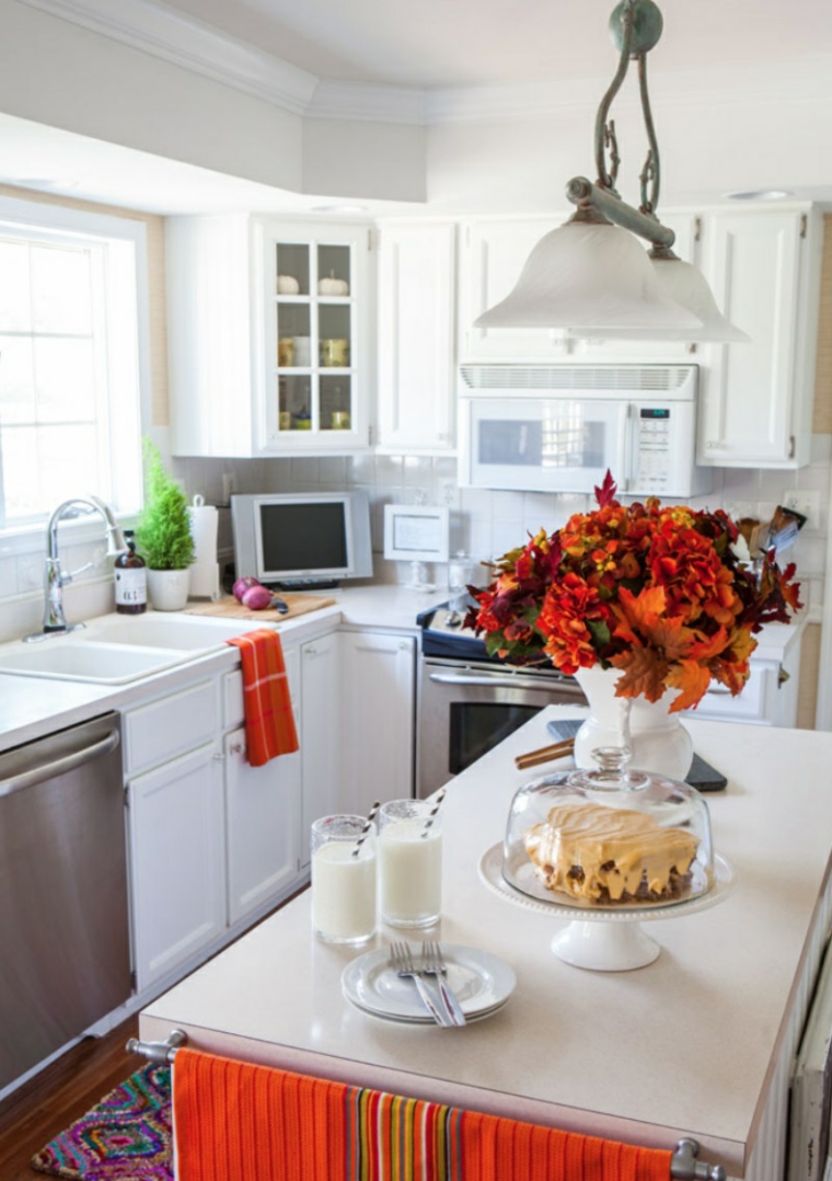 decoración de otoño cocinas