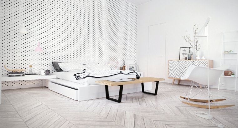 decoracion habitaciones muebles escandinavo estilo muebles