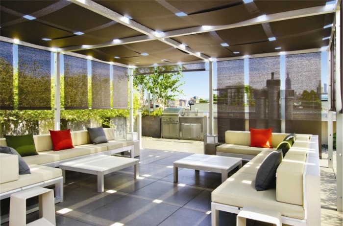 decoracion terrazas casa pergola muebles amplia ideas