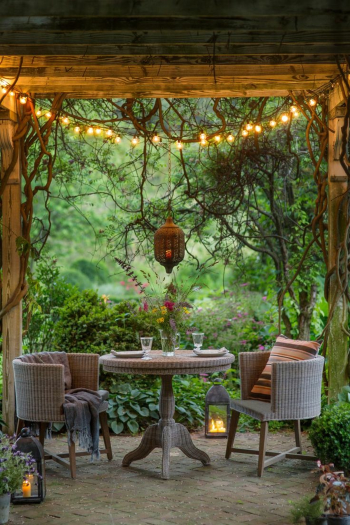 decoracion terrazas diseno romantico exterior ideas