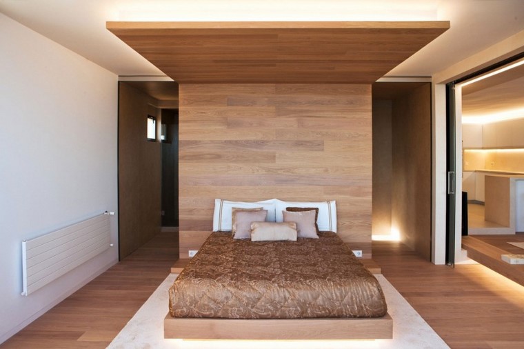 Dormitorio principal con diseño minimalista