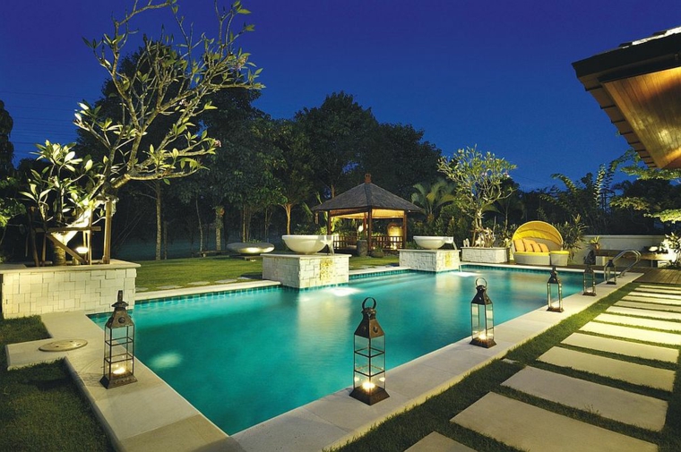 elegante metalicas tropical diseno ideas
