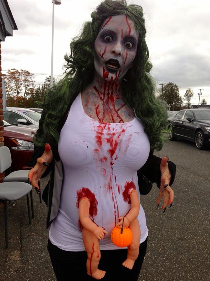 zombis para los disfraces de embarazadas embarazo disenos mensajes halloween muestras