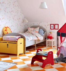 Almacenamiento en muebles funcionales para la habitación infantil