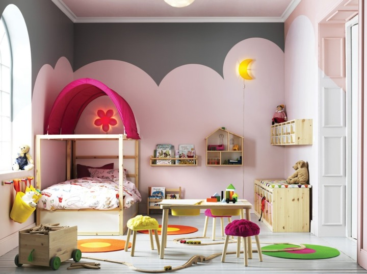 especial ninas habitacion muebles rosa