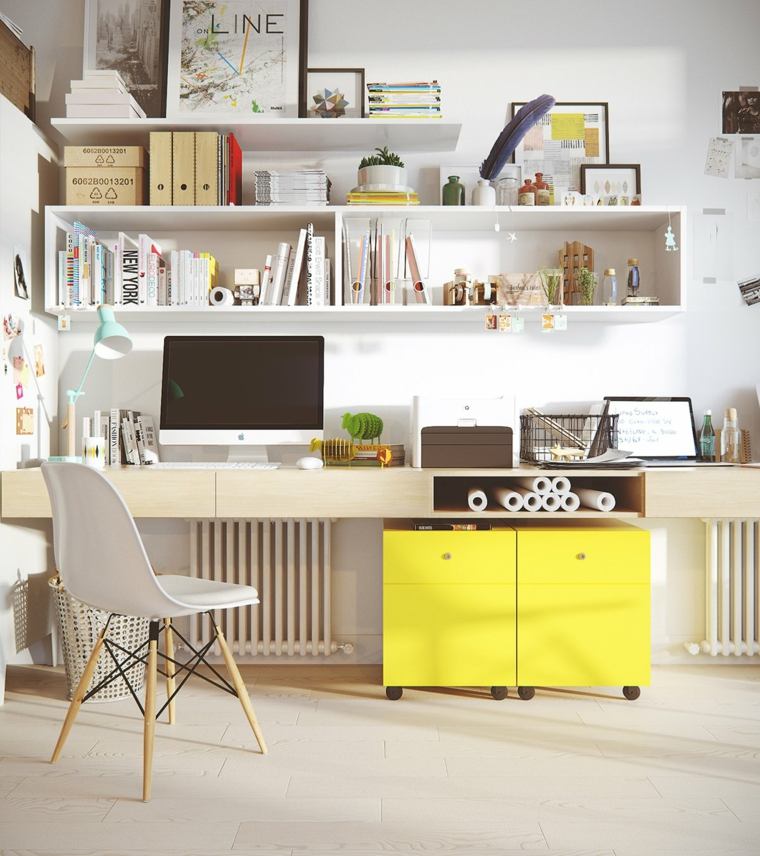 estupendo diseño mueble amarillo