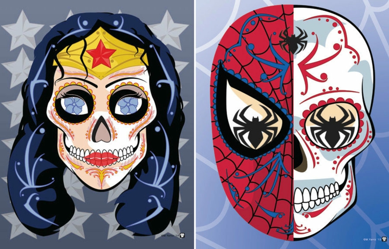 imágenes de calaveras de superérohes imagenes calaveras supererohes catrina