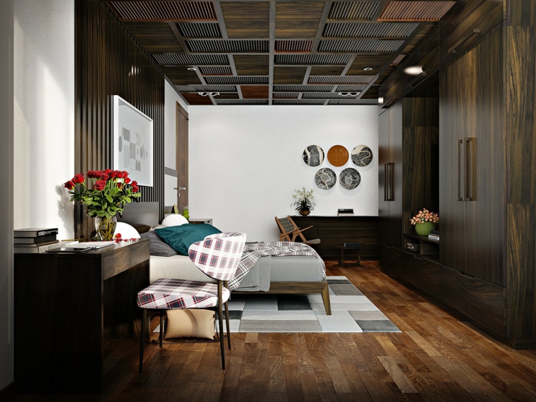 madera techos mueble suelos estrecho