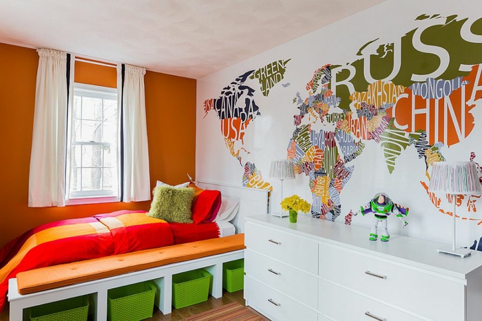 naranja y verde como tendencias mesa espacios almacenamiento especiale otoñales