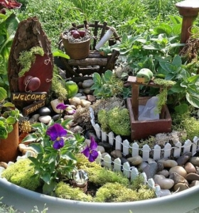 Miniaturas - 24 ideas de jardines en miniatura mágicos