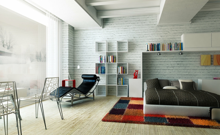 modernas coloridas especiales habitaciones ideas