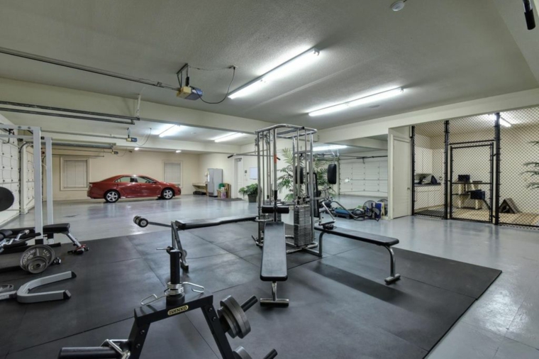 un gimnasio en el garaje organizacion garaje consejos espacio amplio gimnasio ideas