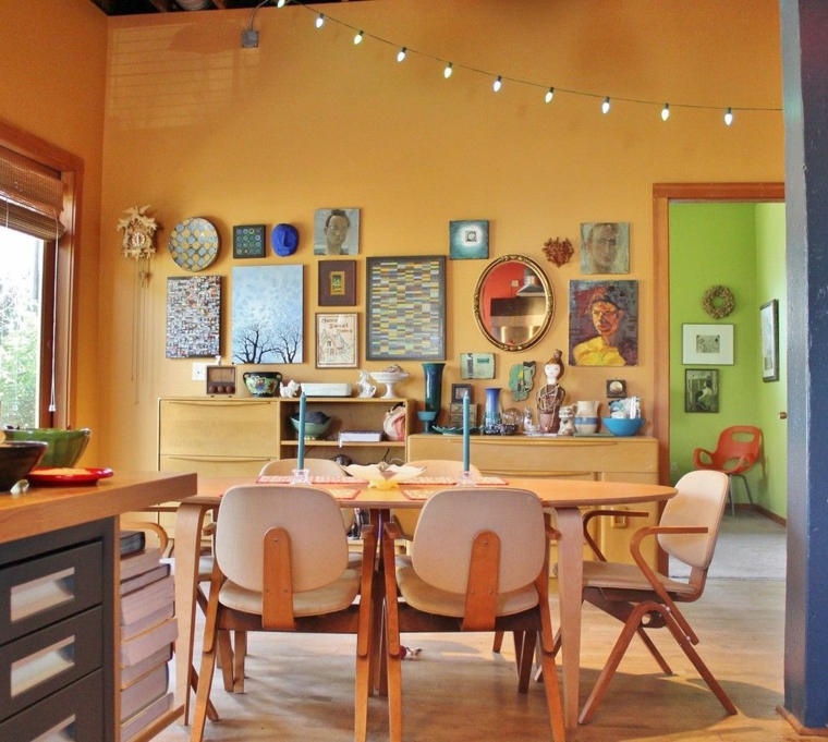 Decoracion salon comedor - ideas para ahorrar espacio