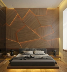 Paredes con madera para dormitorios