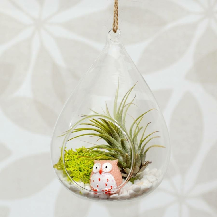 plantas artificiales colgantes