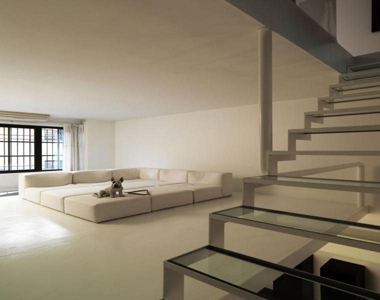 salon estilo minimalista moderno