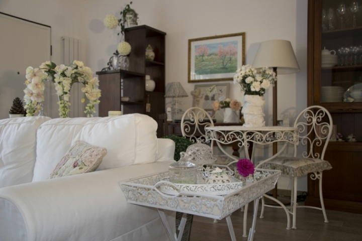 Salones con estilo y muebles shabby chic