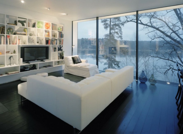 mobiliario en blanco practico salones dectalles cristales estilos muebles