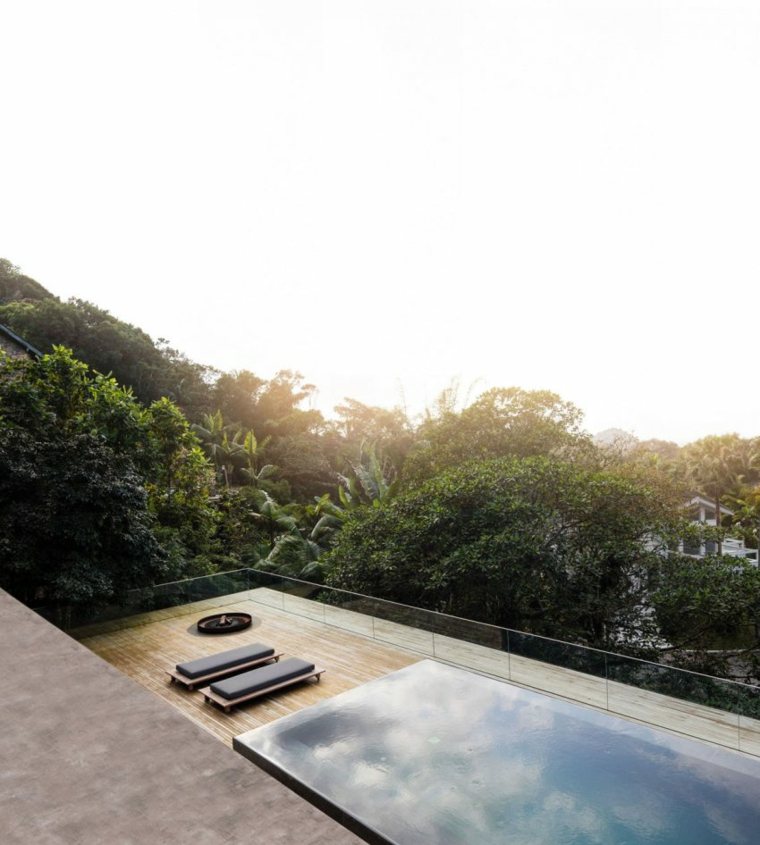 selva tropical piscinas elementos vista