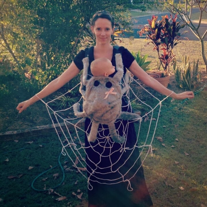 un modo diferente de usar telaraña telarana madre integrado diseno concepto