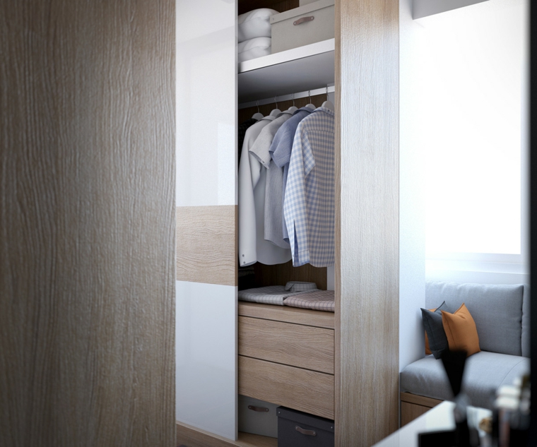 armario moderno con puertas de madera omar essam armario moderno