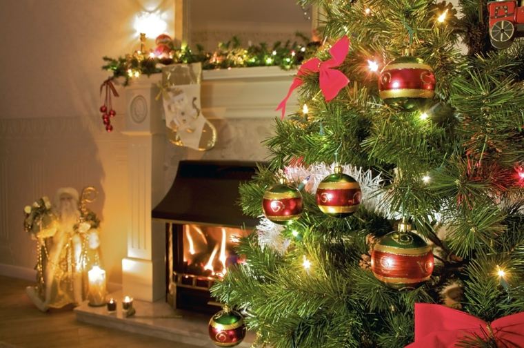 árboles de navidad decorados