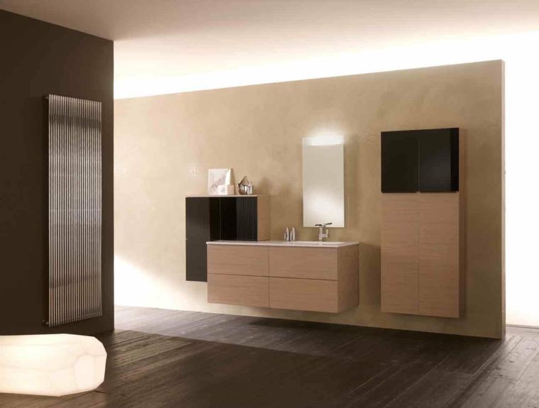 Tocadores y lavabos flotantes para el cuarto de baño