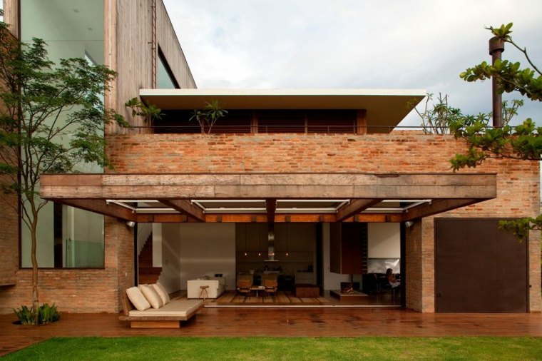 casa de campo brasil espacios exterior modernos ideas