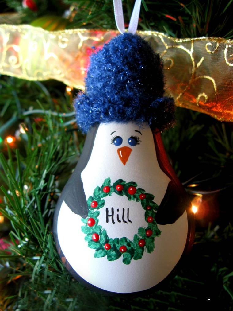 cosas de navidad decoracion manialidades pinguino ideas