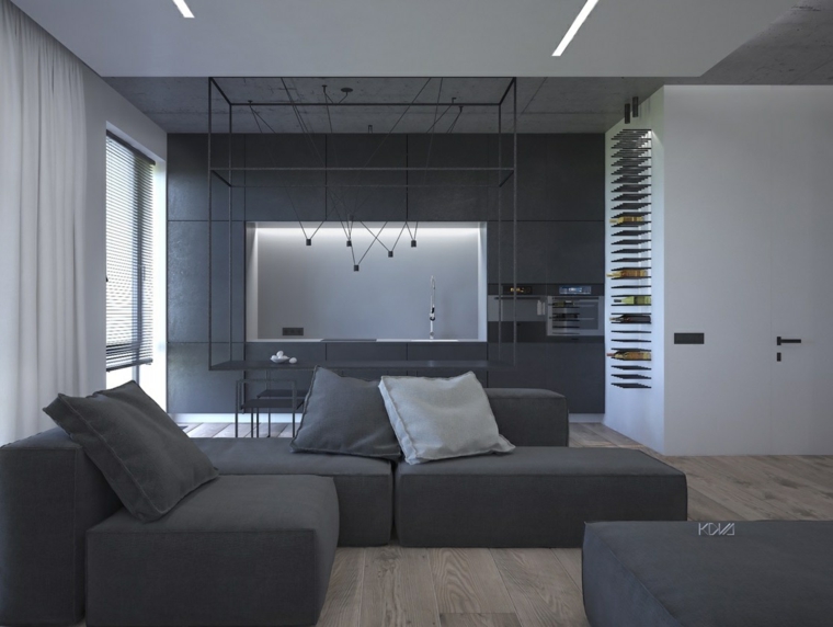 diseno de interiores sofas modulares salon diseno ideas