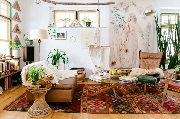 estilo bohemio decoracion interiores plantas detalles ideas