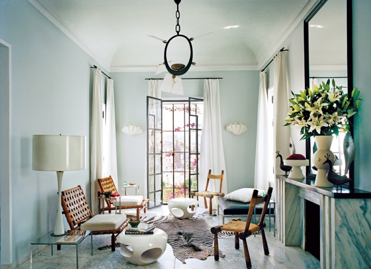 estilo bohemio decoracion interiores sobrio elegante ideas