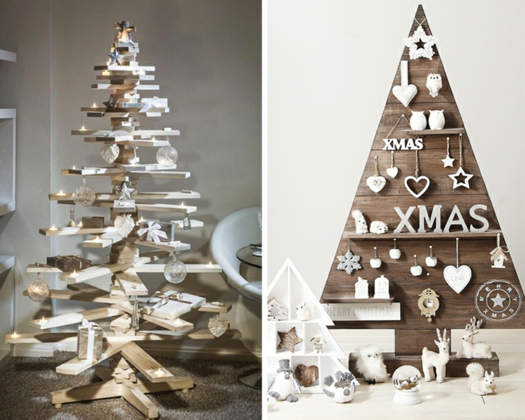 estupendos diseños abetos navidad
