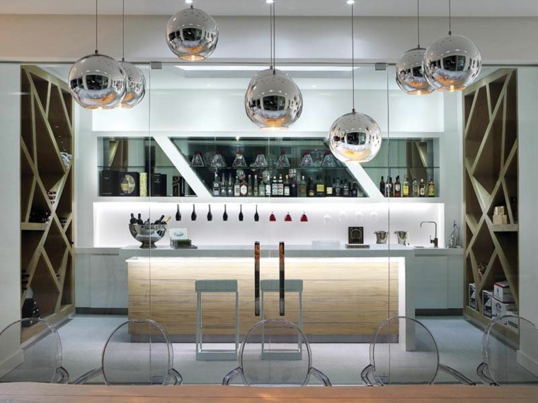 ideas de diseños especiales lujoso bar casa almacenamiento contenido