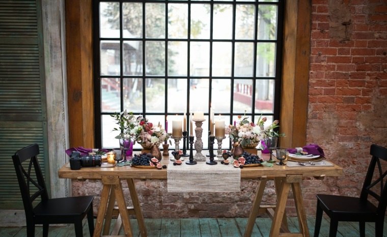 mesa decorada boda diseno vintage ideas