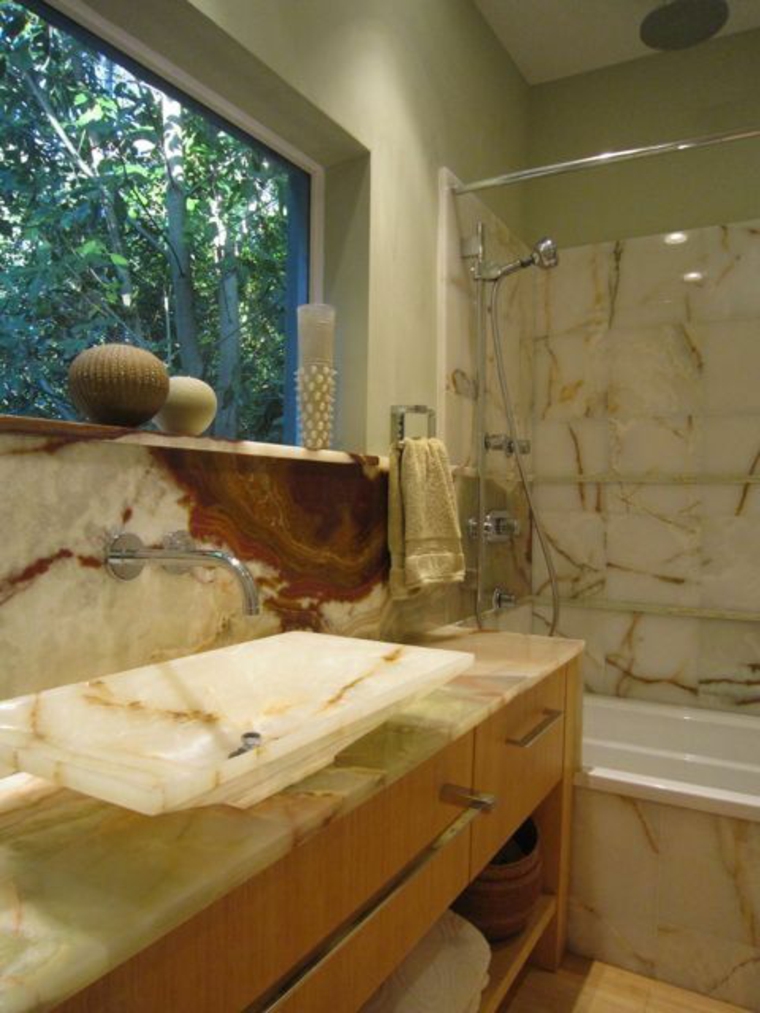 onix piedra diseno interiores lavabo precioso ideas