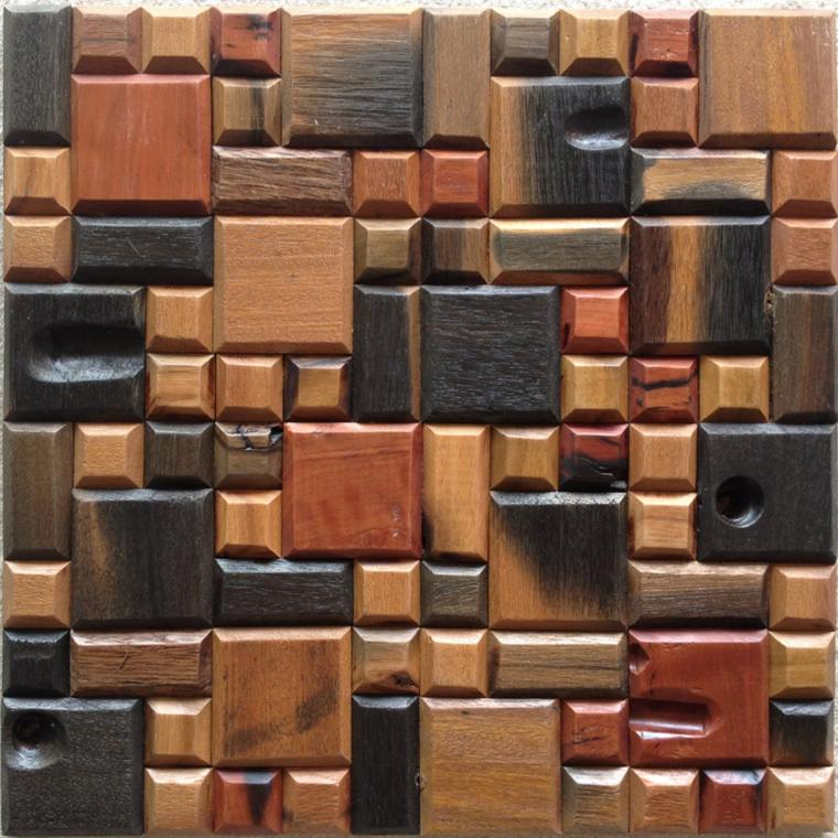 pared madera tableta chocolates variados