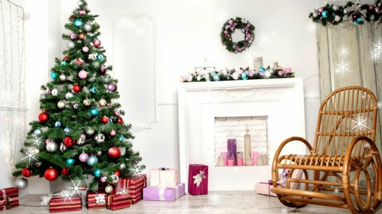 pinos de navidad decorados