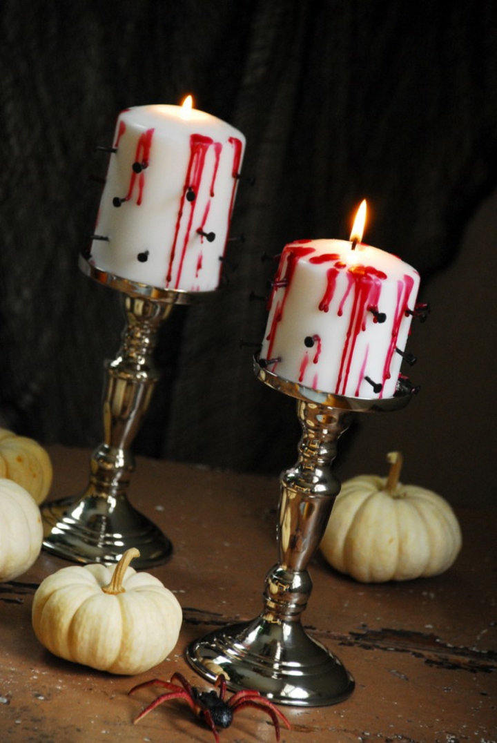 sangre artificial en las velas sangre artificial velas especiales arañas