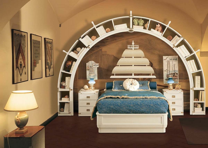 ideas de diseños marinos arco paredes creativa muestra librero