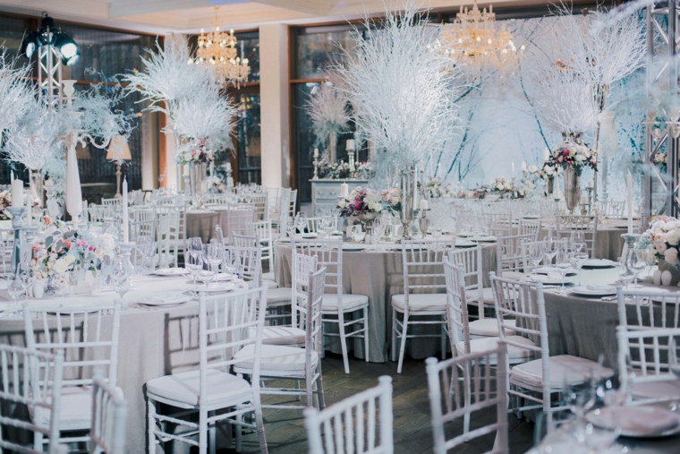 bodas originales invierno decoracion recepcion ideas