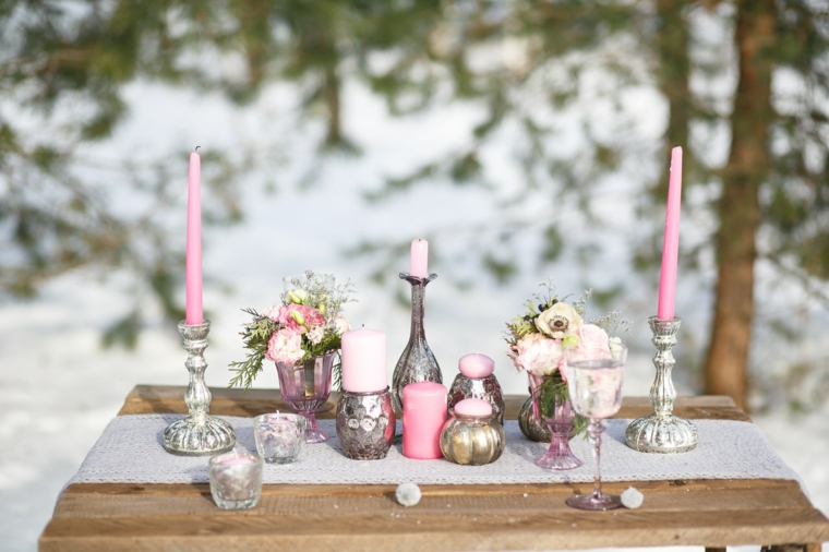 bodas originales invierno decoracion shabby chic ideas