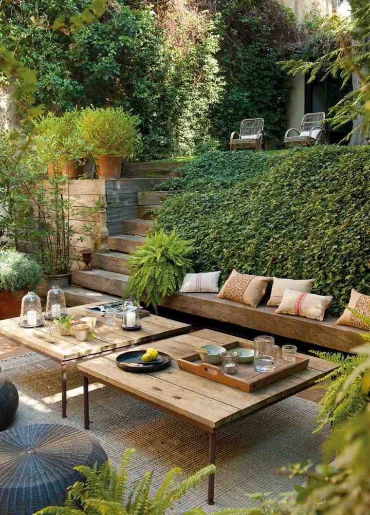 bonito patio chill muebles madera