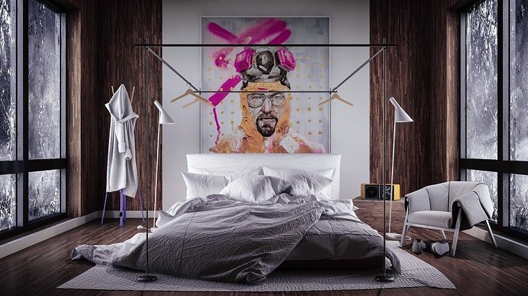 cama baja dosel diseno moderno dormitorio ideas