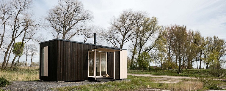 casas moviles ark shelter cabana madera diseno ideas