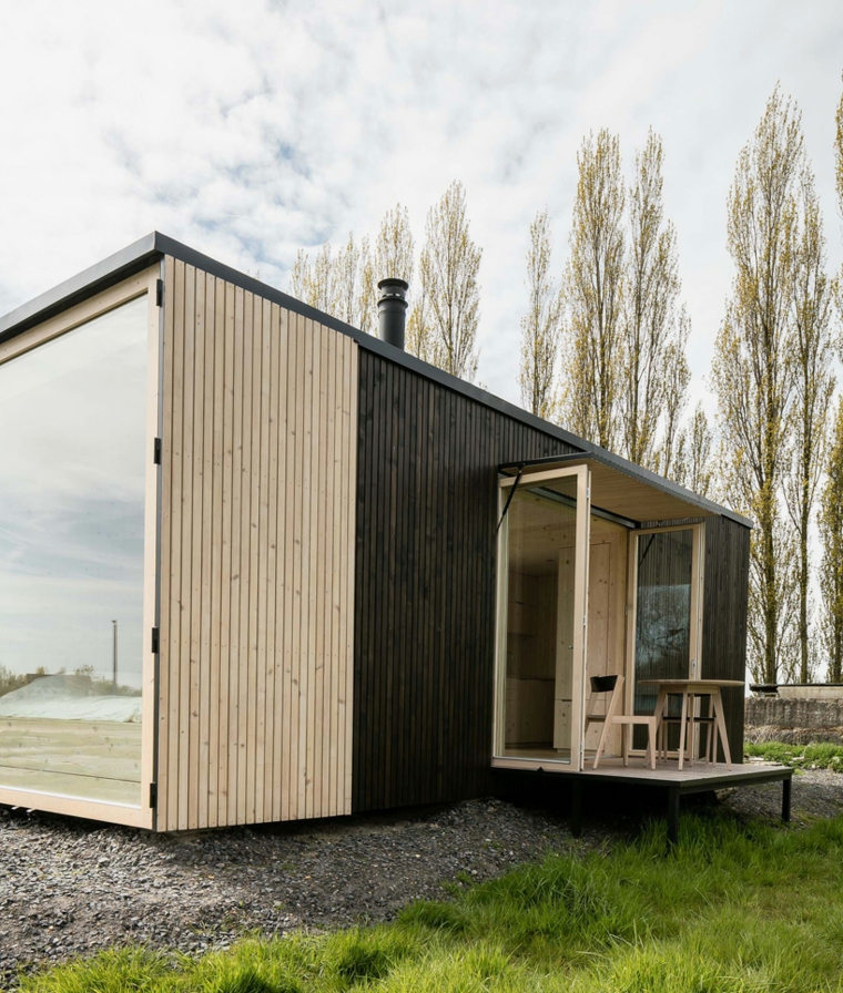casas moviles ark shelter diseno moderno madera ideas