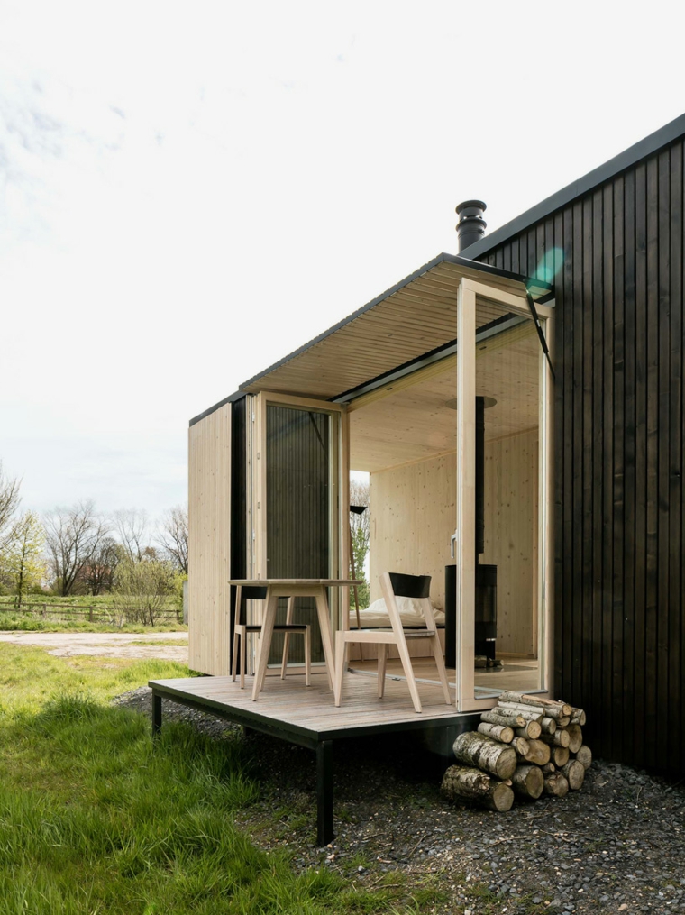casas moviles ark shelter diseno terraza ideas