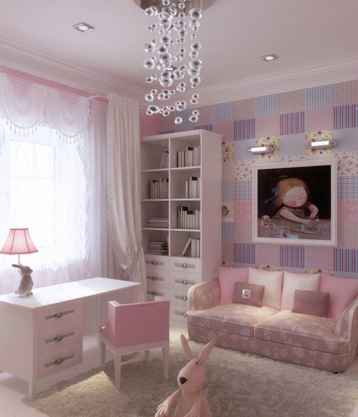 muebles a medida en tono rosa claros rosa decoracion especial lecturas