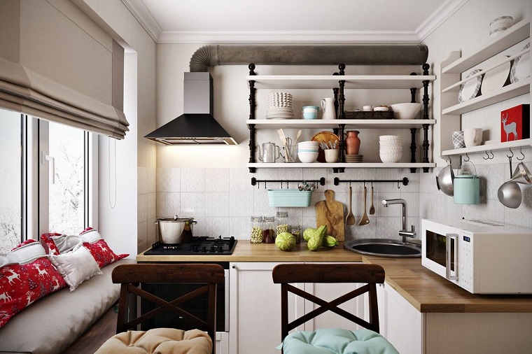 cocina-pequena-diseno-escandinavo